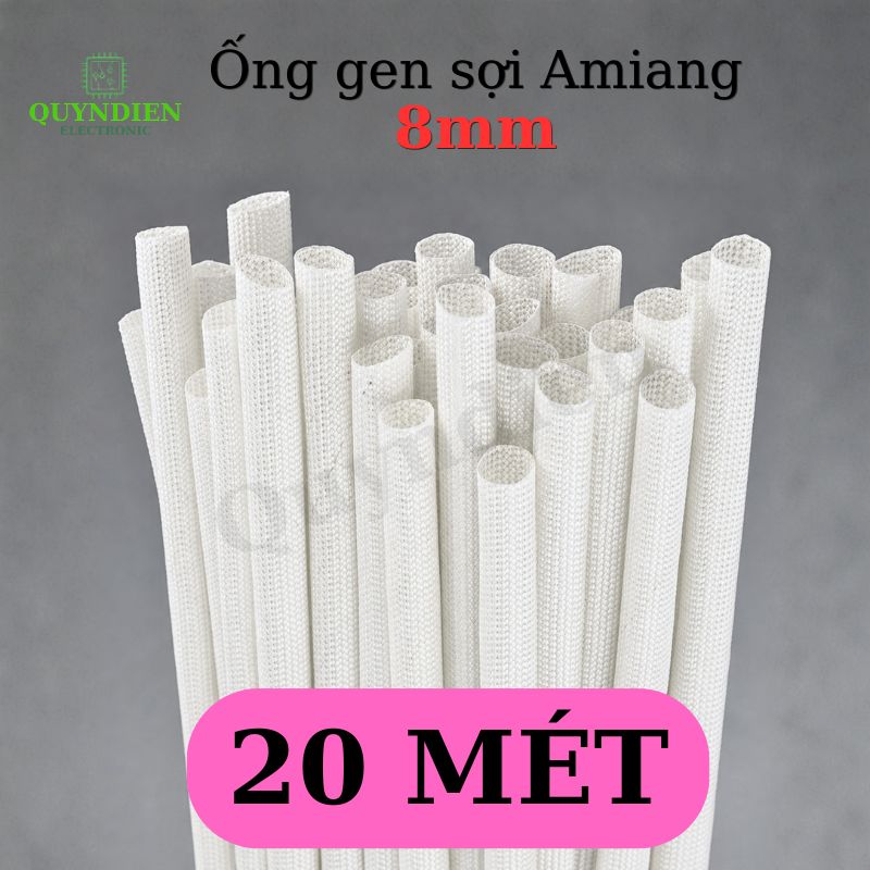 Ống Gen Amiang Sợi Thuỷ Tinh Size 8mm