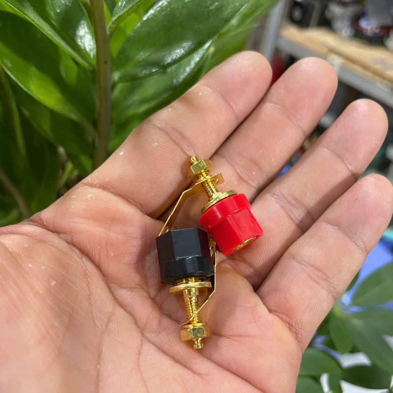 Cọc loa đỏ đen 301 [ĐÔI]