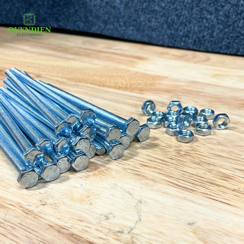 Ốc Vít M6x120mm Có Kèm Tán - Túi 100 Con