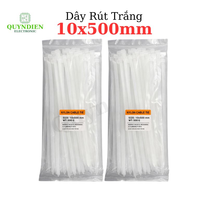 Lõi Nhựa Vuông Dài 50mm Quấn Cuộn Cảm Phân Tần Loa - Màu Trắng Trong