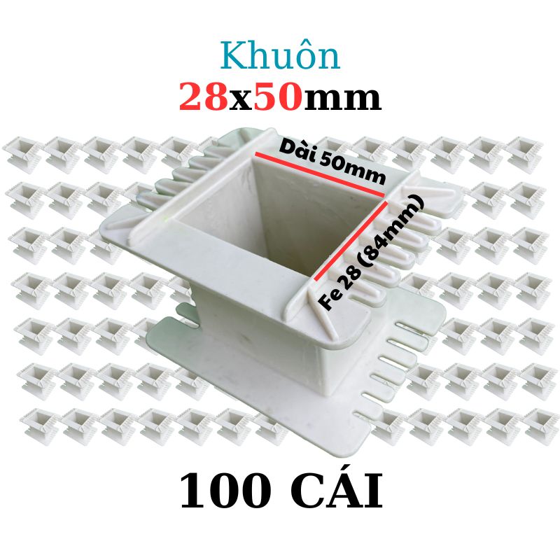 Khuôn nhựa quấn biến áp Fe silic 28x50mm