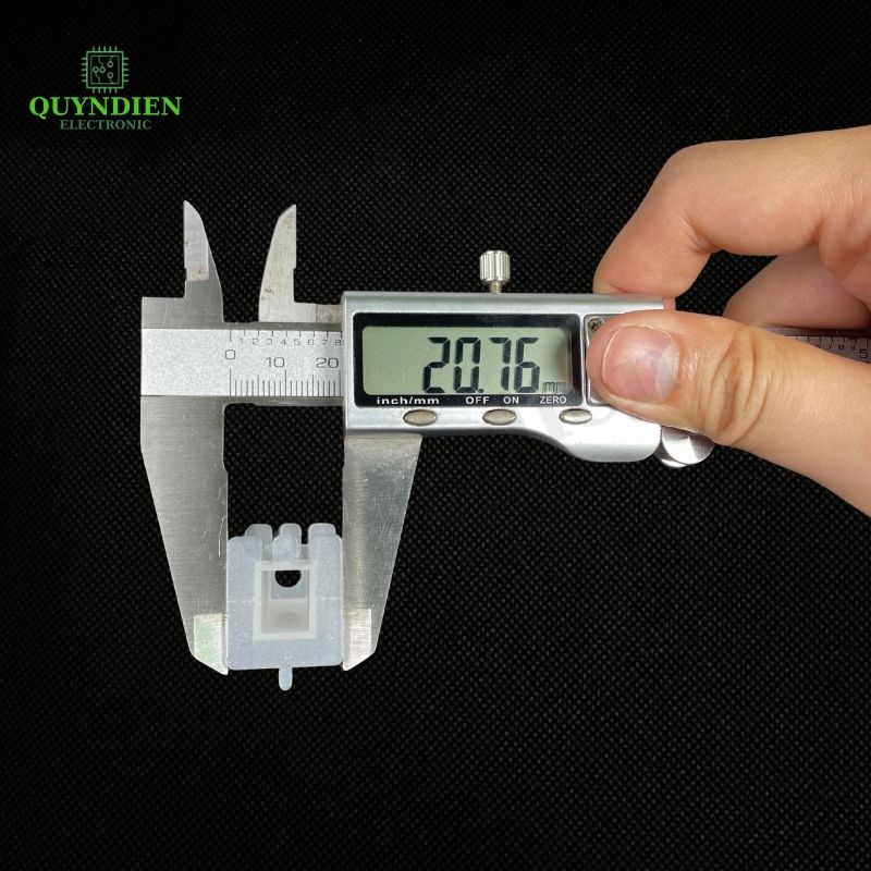 Lõi Nhựa Vuông Dài 50mm Quấn Cuộn Cảm Phân Tần Loa - Màu Trắng Trong