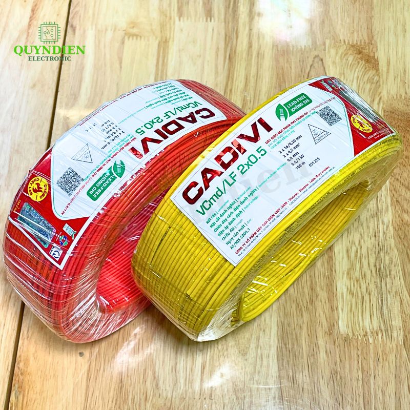 Dây Điện Đôi Mềm Cadivi VCmd/LF 2x0.5