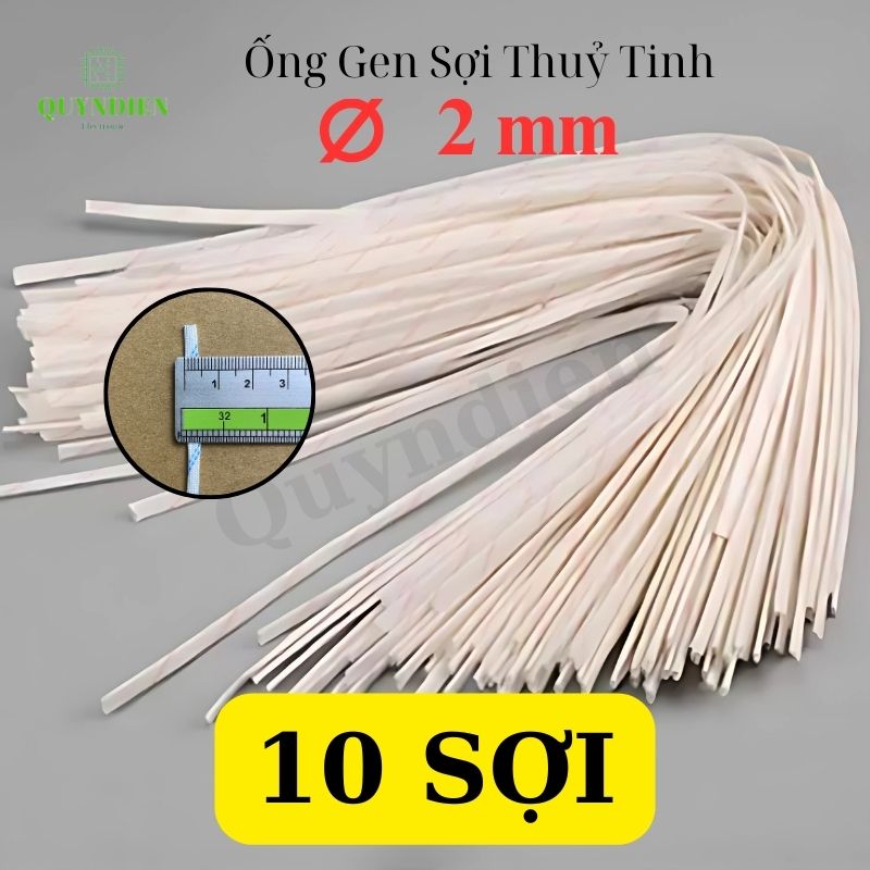 Ống gen cách điện sợi thủy tinh size 2mm