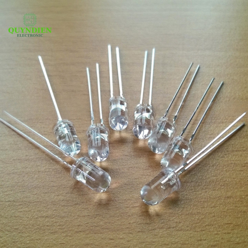 Đèn LED RGB 7 Màu Tự Nháy 5mm 2 Chân Siêu Sáng -10 bóng