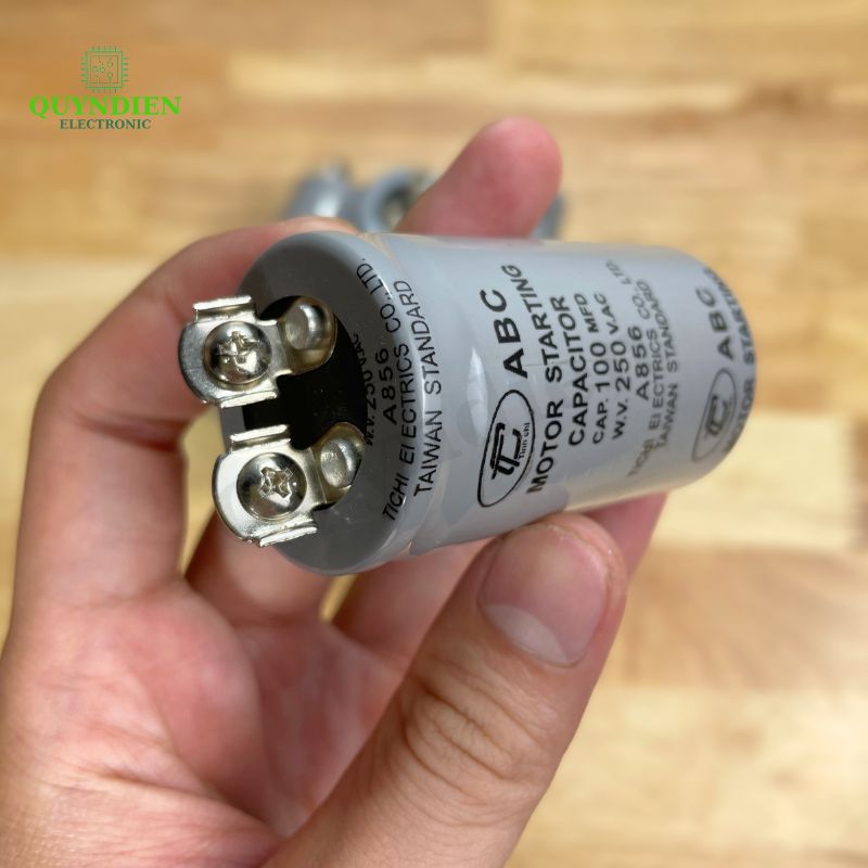 Tụ Đề Khởi Động Motor 100uF 250VAC Tụ Kapa TinhChi ABC