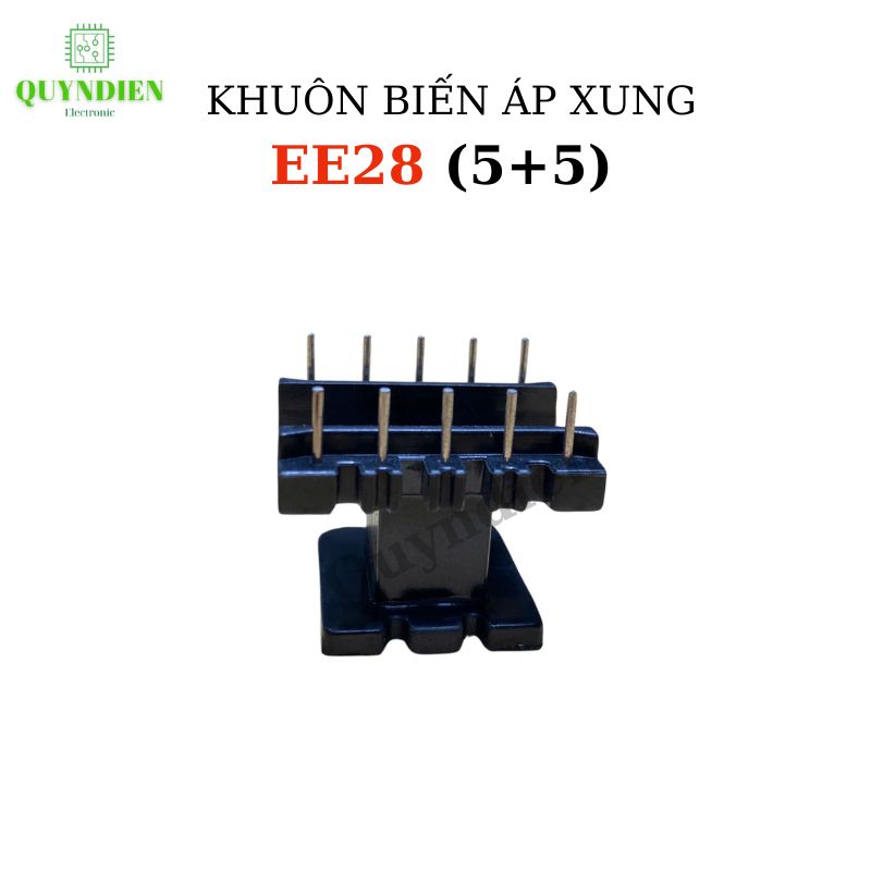Khuôn EE28 (5+5 chân) Dùng Lõi Ferrit EI28/EE28