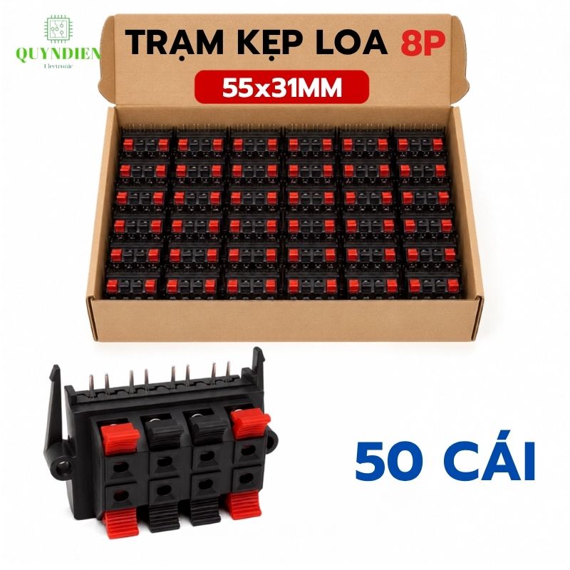 Trạm kẹp loa Trạm nhấn 8p Trạm amply