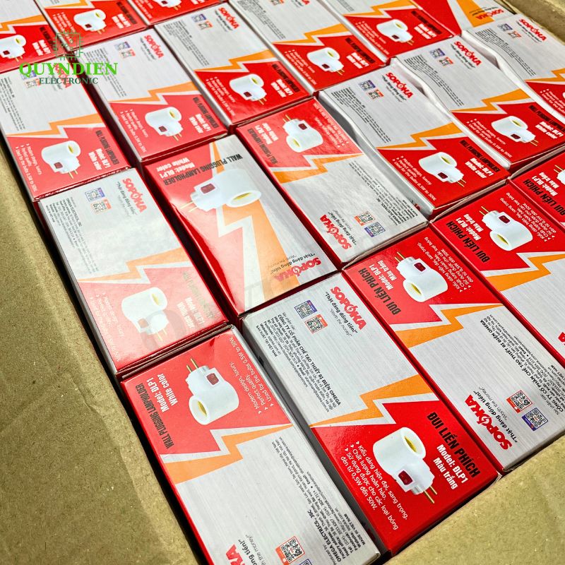 Đuôi Liền Phích Cắm Có Công Tắc E27 SOPOKA