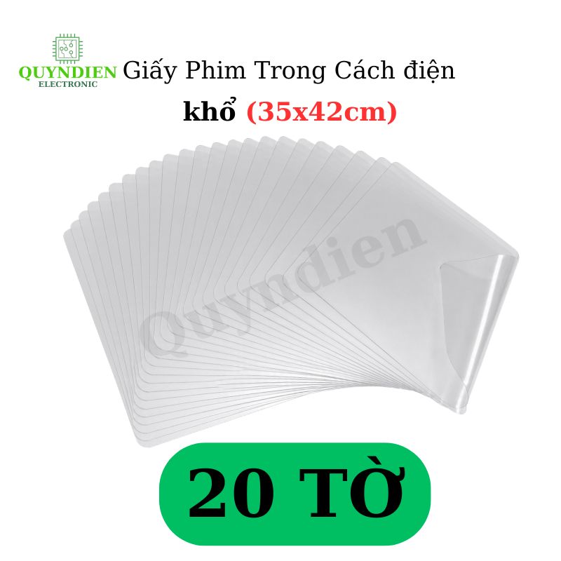 Giấy Phim Trong Cách Điện Khổ 35x42cm