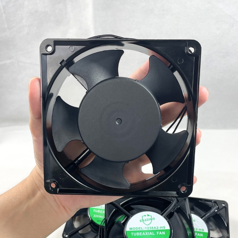 Quạt Hút Mùi, Quạt Tản Nhiệt Thông Gió 12x12x3.8cm 220V EAZZING