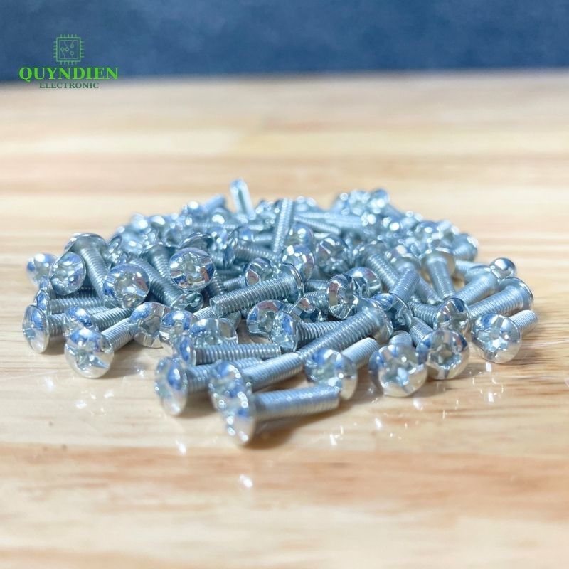 Ốc Vít Tán M3x14mm - Túi 100 Con