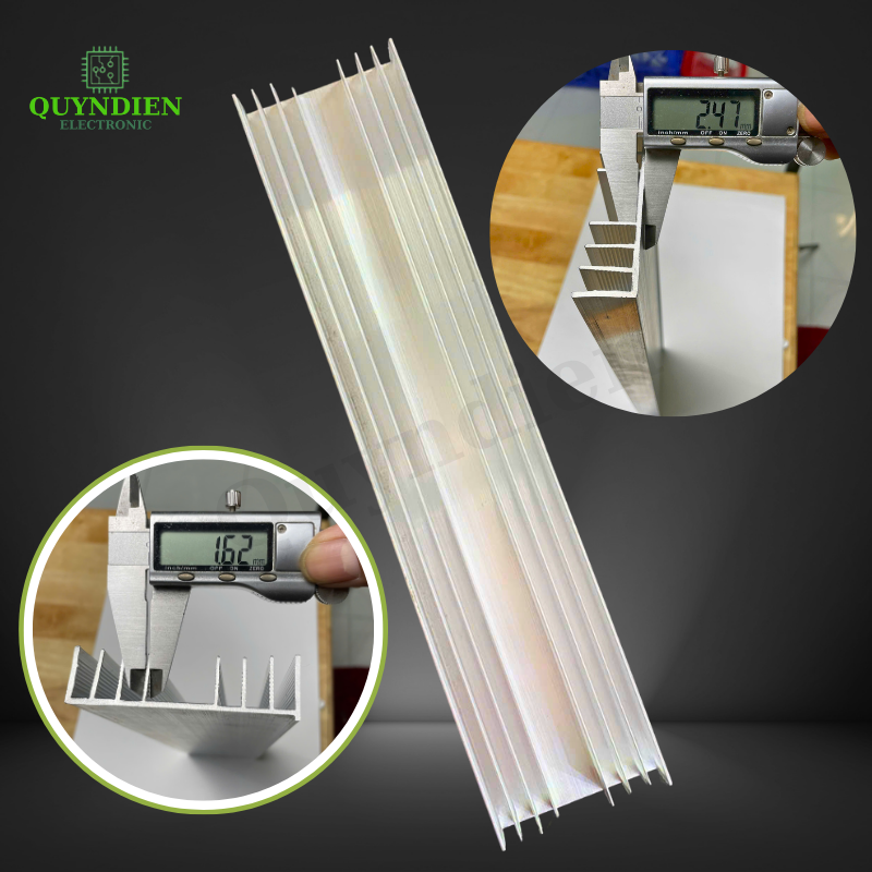 Nhôm tản nhiệt công suất 8 Cánh 400x86x21mm