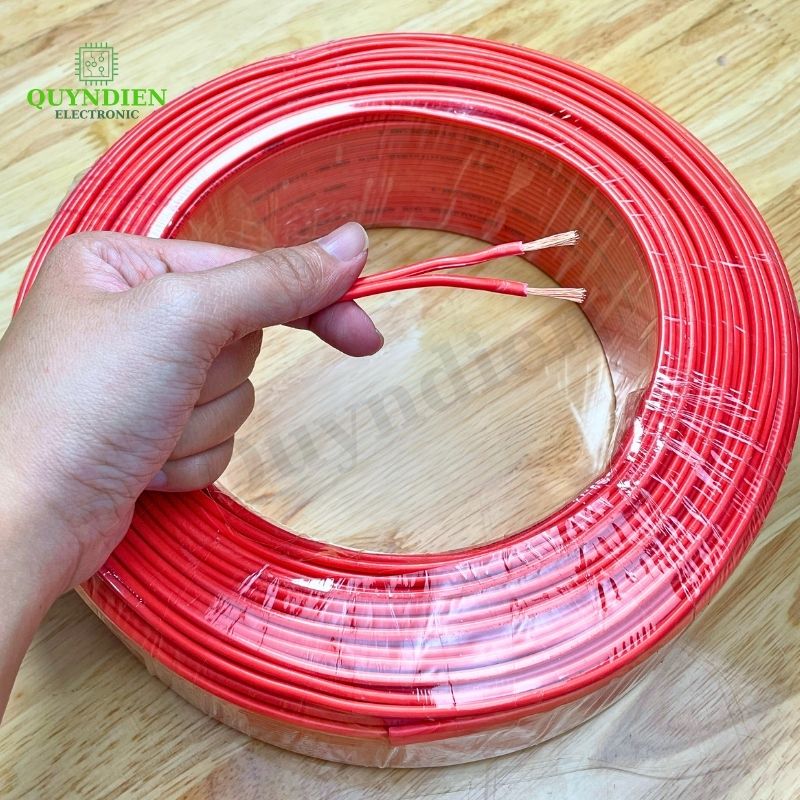Dây Điện CADIVI Dây Đôi VCmd/LF 2x1.5 – Ruột Đồng Mềm, PVC Chống Cháy