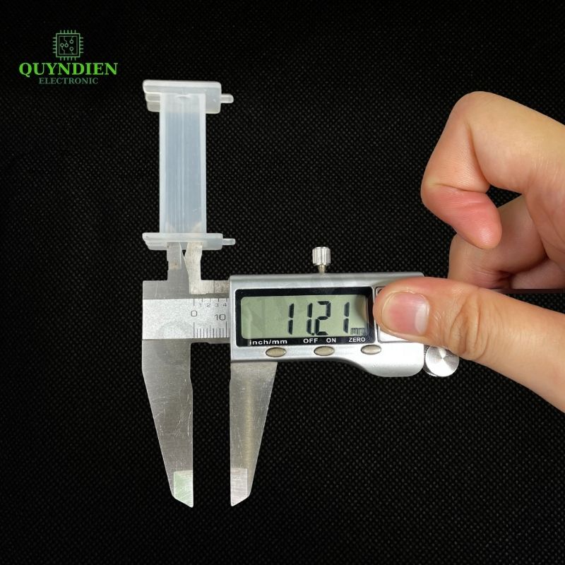 Lõi Nhựa Vuông Dài 50mm Quấn Cuộn Cảm Phân Tần Loa - Màu Trắng Trong