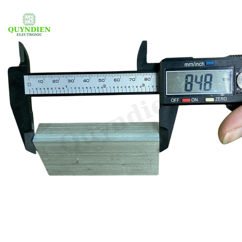 Nhôm tản nhiệt 8 cánh 85x43x17mm