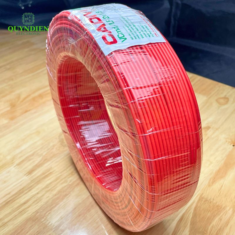 Dây Điện CADIVI Dây Đôi VCmd/LF 2x1.5 – Ruột Đồng Mềm, PVC Chống Cháy