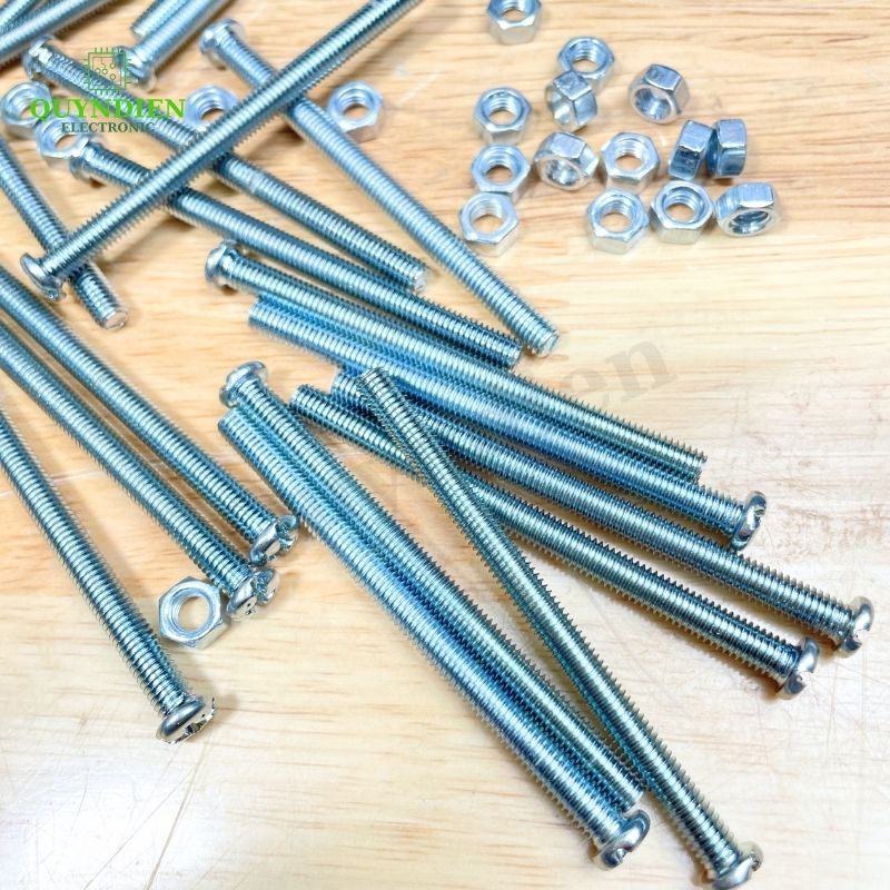 Ốc Vít M5x60mm Có Kèm Tán