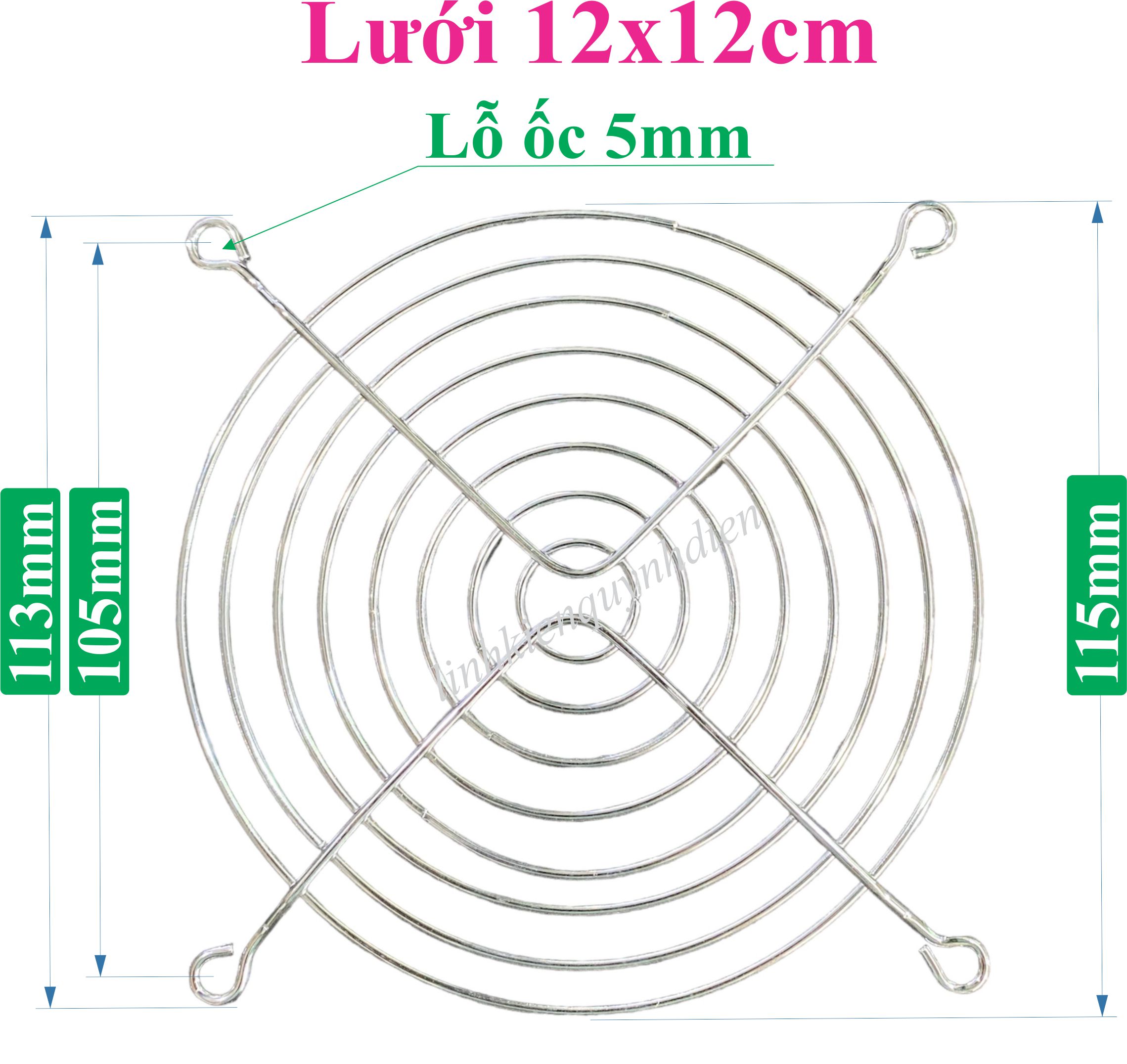 Tấm lưới bảo vệ quạt tản nhiệt 9x9cm