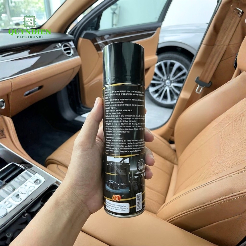 Xịt Đánh Bóng Da, Gỗ WAXCARE 3T - Thùng 12 Chai
