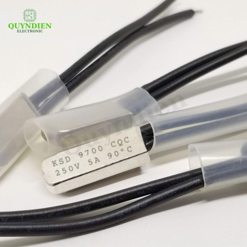 Cầu Chì Nhiệt KSD9700 90 Độ 250VAC 5A – 95mm