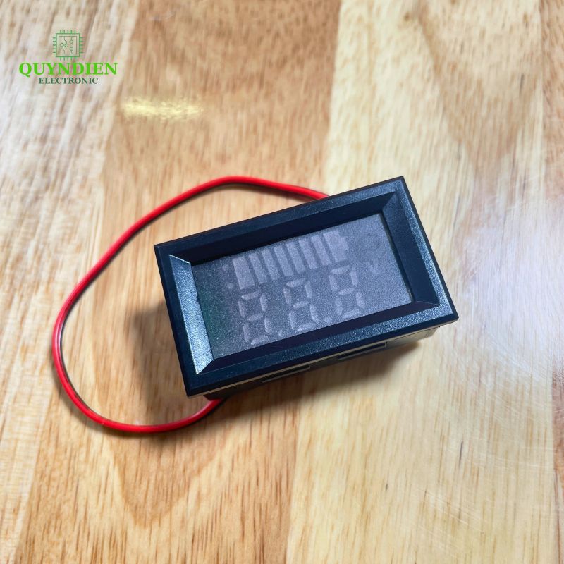 Thiết Bị Đo Dung Lượng Pin 12V 24V 36V 48V 60V Màn Hình LED Hiển Thị Điện Áp vôn kế báo pin cho ác quy