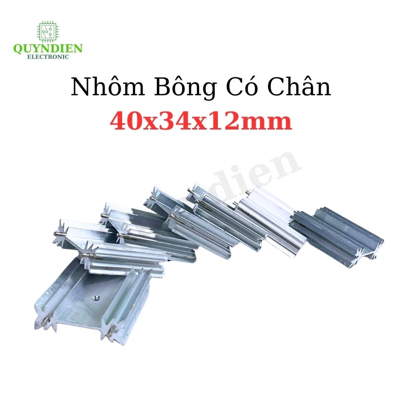 Nhôm Tản Nhiệt - Nhôm Bông TO-247 Kích Thước 40x34x12mm