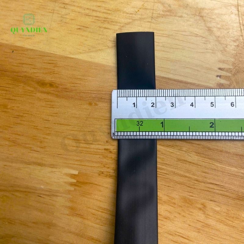 Gen co nhiệt size 12mm màu đen