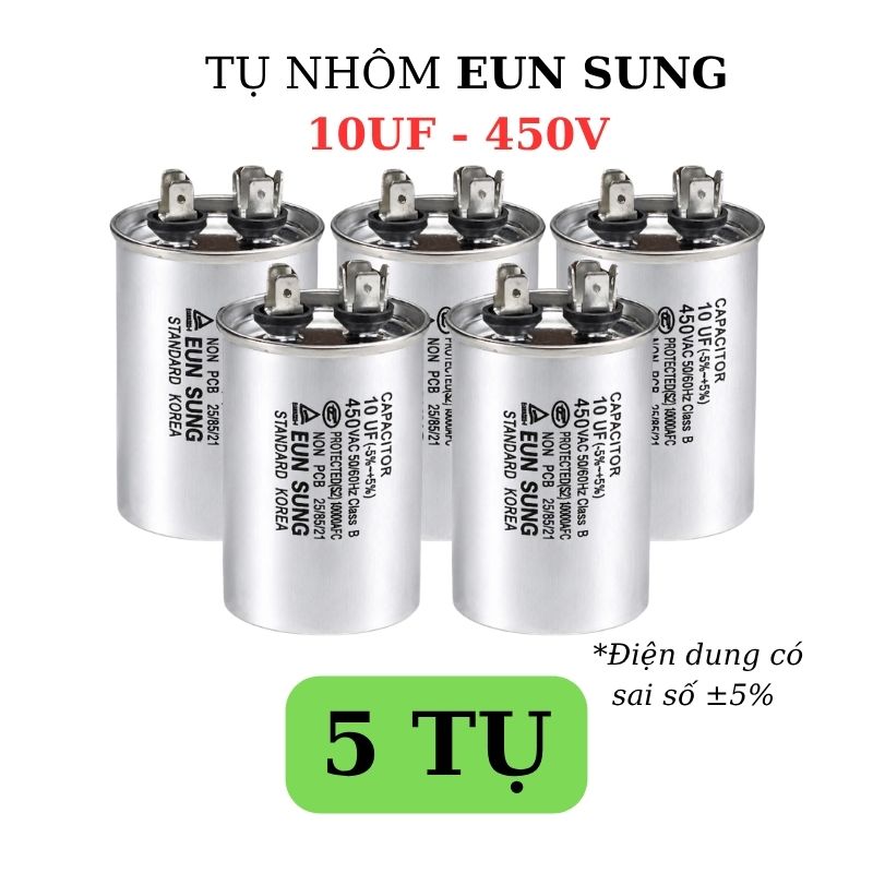 Tụ Nhôm Kapa EUN SUNG 10uF 450V