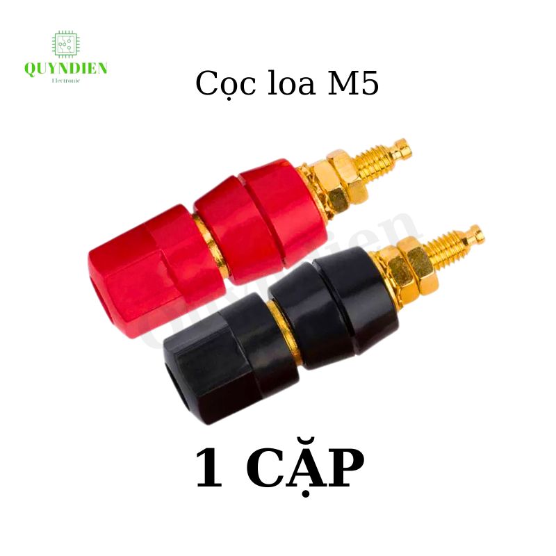 Cọc loa M5, Jăck bắp chuối cái, trạm loa Main ampli 5mm