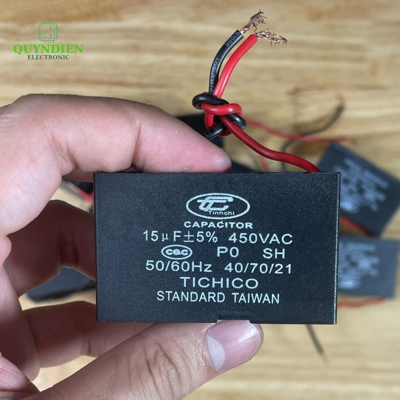 Tụ Đề Kapa 15uF ±5% 450VAC Tinh Chi