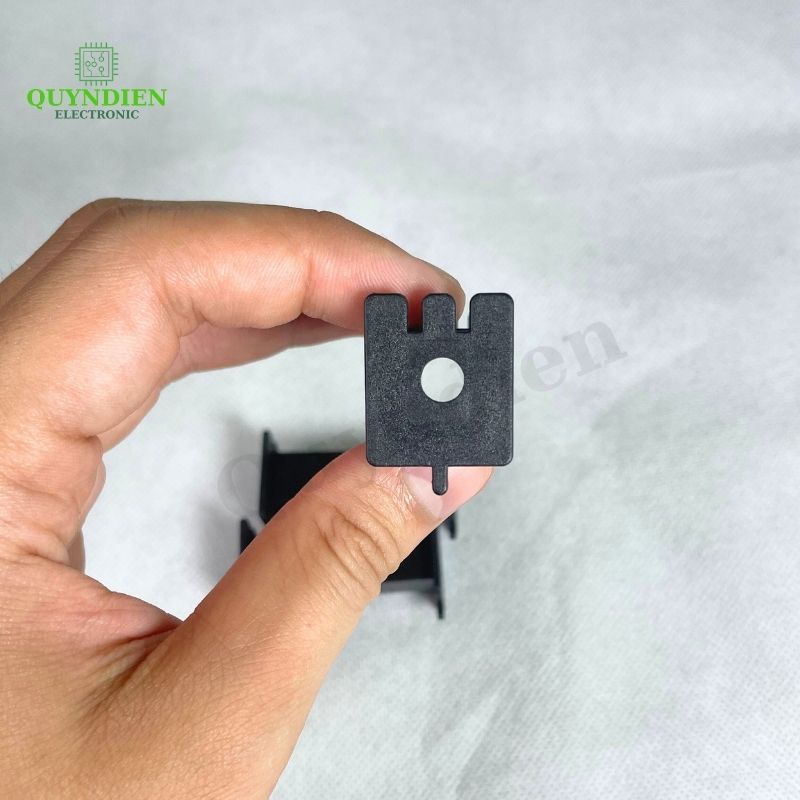 Lõi Nhựa Vuông Dài 42mm Quấn Cuộn Cảm Phân Tần Loa - Màu Đen