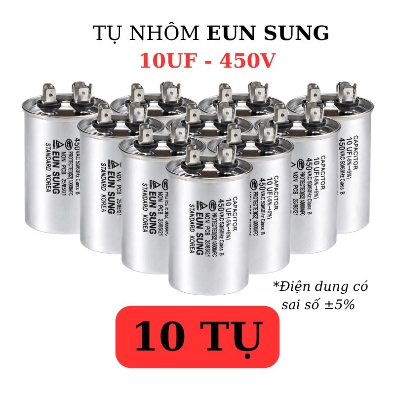 Tụ Nhôm Kapa EUN SUNG 10uF 450V