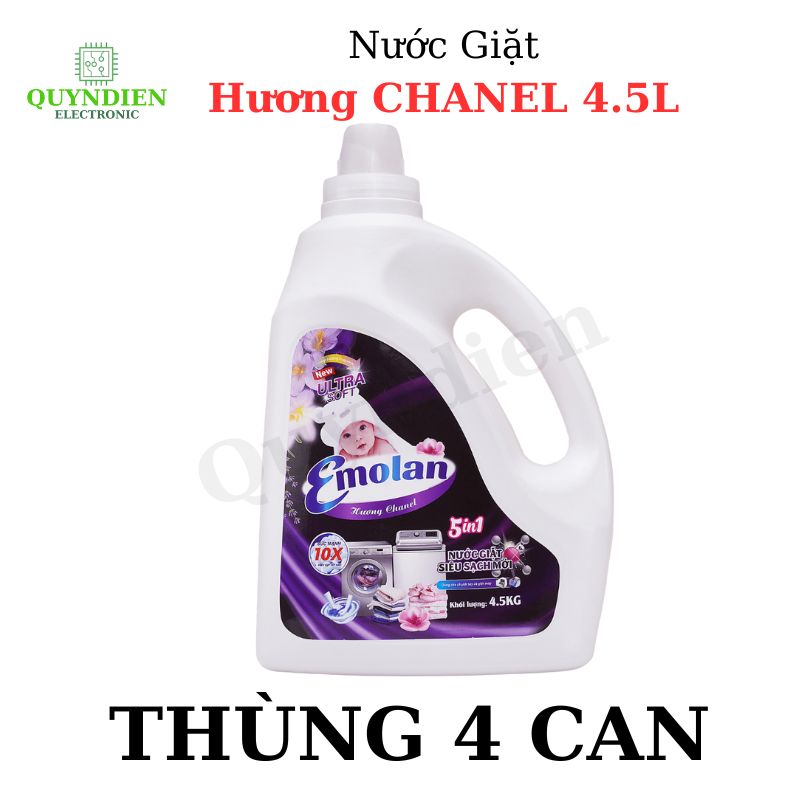 Nước giặt Emolan hương CHANNEL - 4.5L