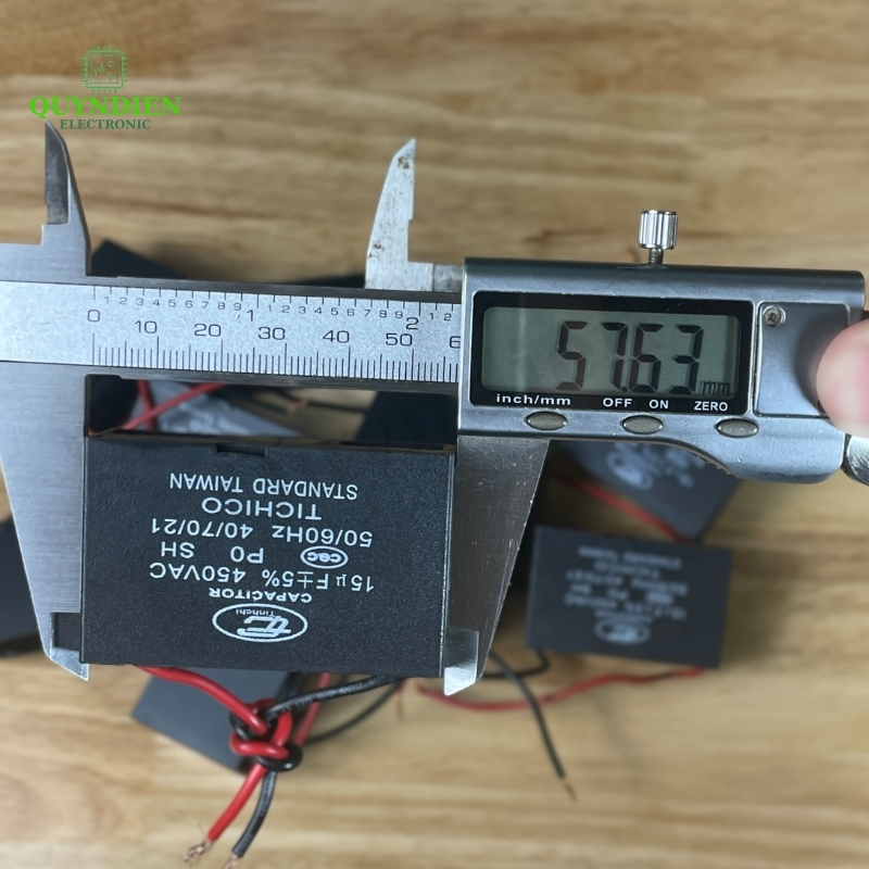 Tụ Đề Kapa 15uF ±5% 450VAC Tinh Chi