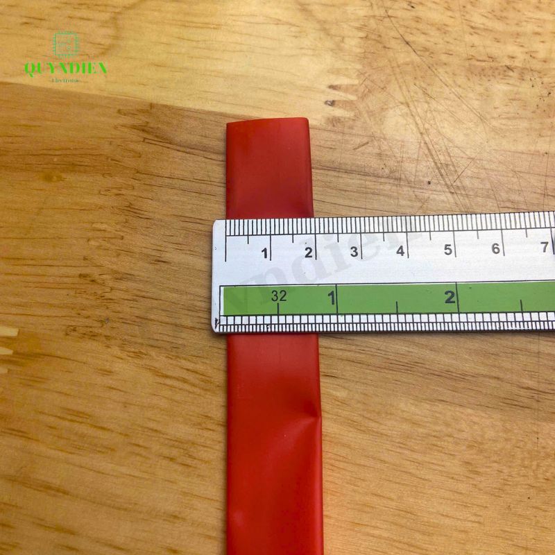 Gen co nhiệt size 12mm màu đỏ