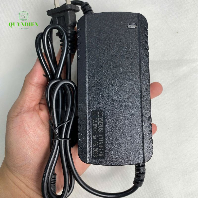 Bộ Sạc Pin Olympus 3S 12.6V-5A Jack 5.5x2.5mm
