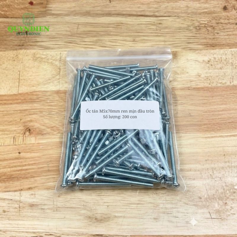 Ốc Vít M5x70mm Có Kèm Tán