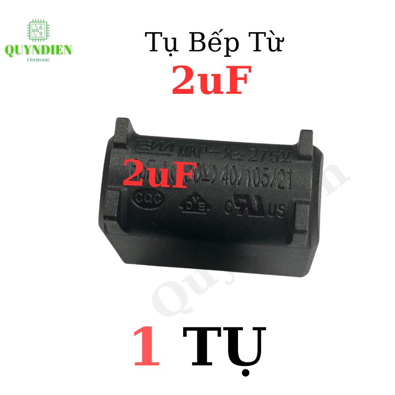 Tụ bếp từ 2uF 275VAC/400VDC đứng