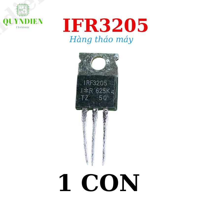 Mosfet IRF3205 chính hãng IR 55V 110A " hàng tháo máy lưng đồng"