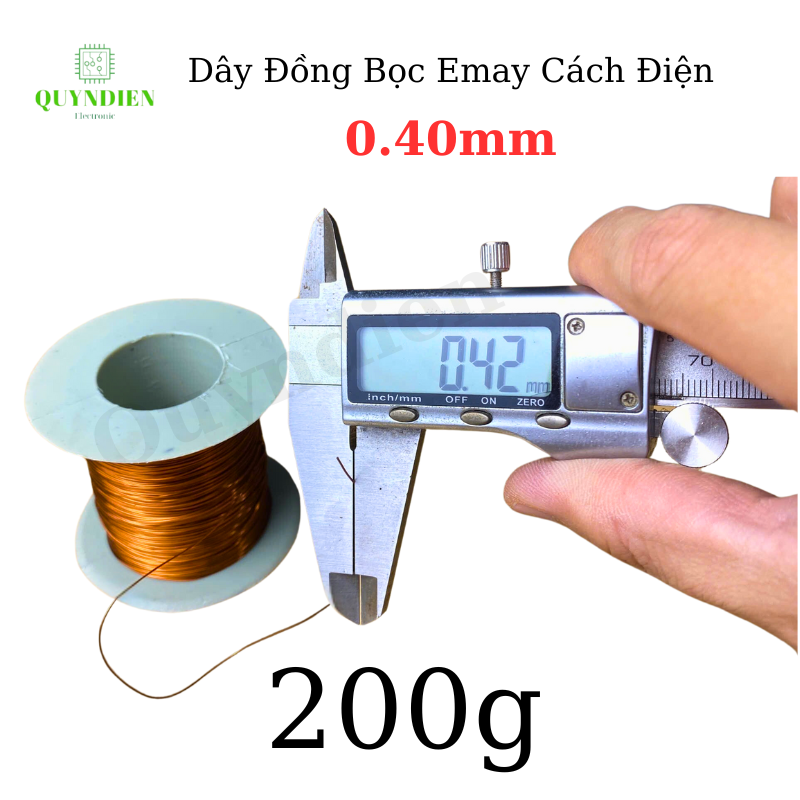 Dây ĐỒNG bọc emay cách điện size 0.40mm