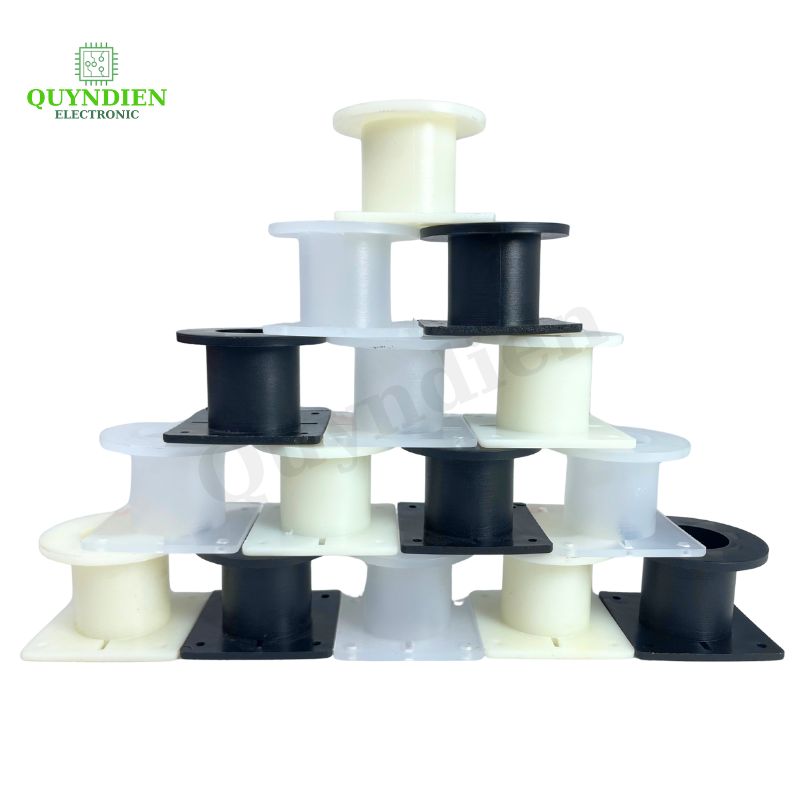 Lõi Khuôn Nhựa Vuông Tròn 40mm Màu Đen