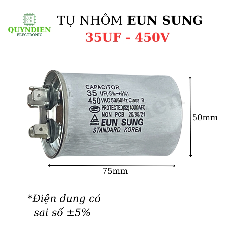Tụ Nhôm Kapa EUN SUNG 35uF 450V