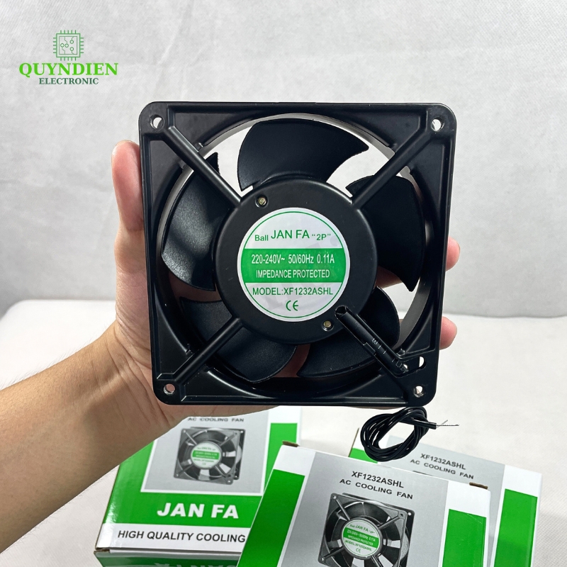 Quạt Tản Nhiệt 220V JANFA 12X12X3.8cm