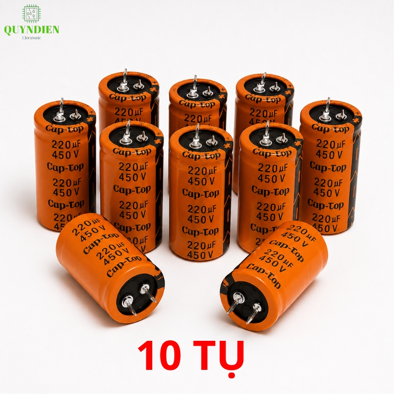 Tụ Lọc Nguồn 220uF 450V DC