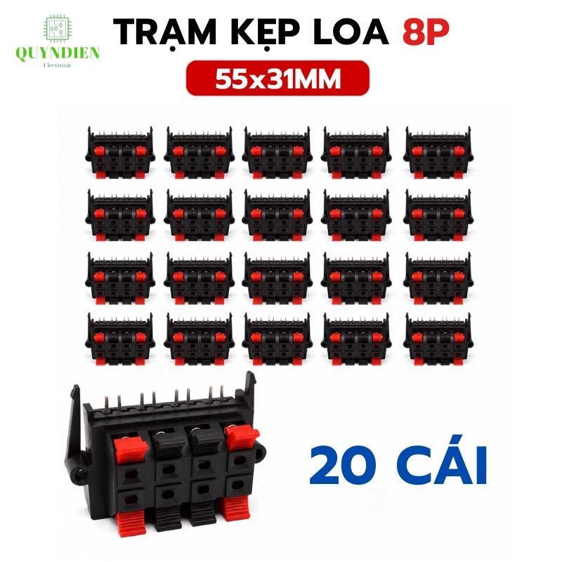 Trạm kẹp loa Trạm nhấn 8p Trạm amply