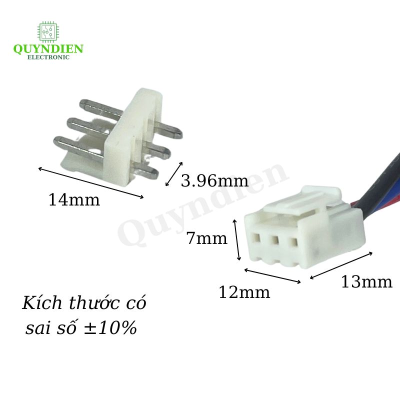 Dây Bus 3 Pin XH3.96mm– dài 40cm