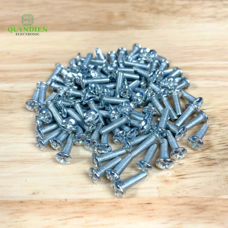 Ốc Vít Tán M3x14mm - Túi 100 Con