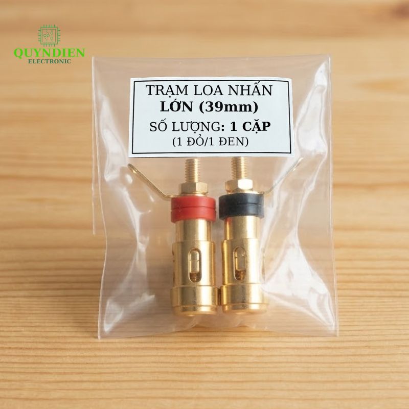 Trạm Loa Dạng Nhấn Mạ Vàng Loại Lớn