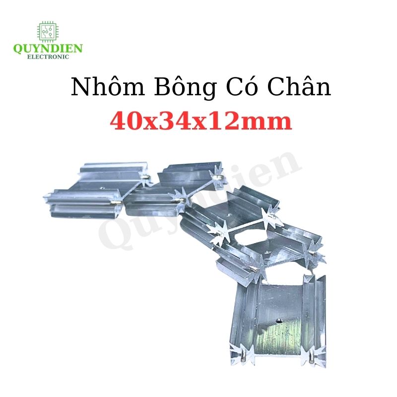 Nhôm Tản Nhiệt - Nhôm Bông TO-247 Kích Thước 40x34x12mm